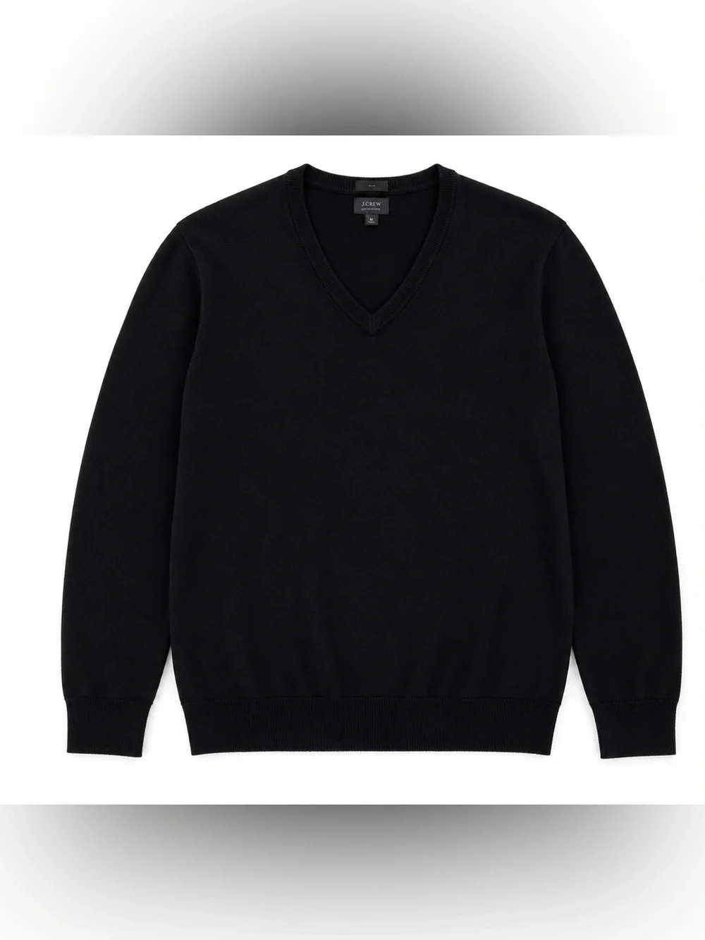 J.CREW MEN BLACK LONG SLEEVE SWEATER,